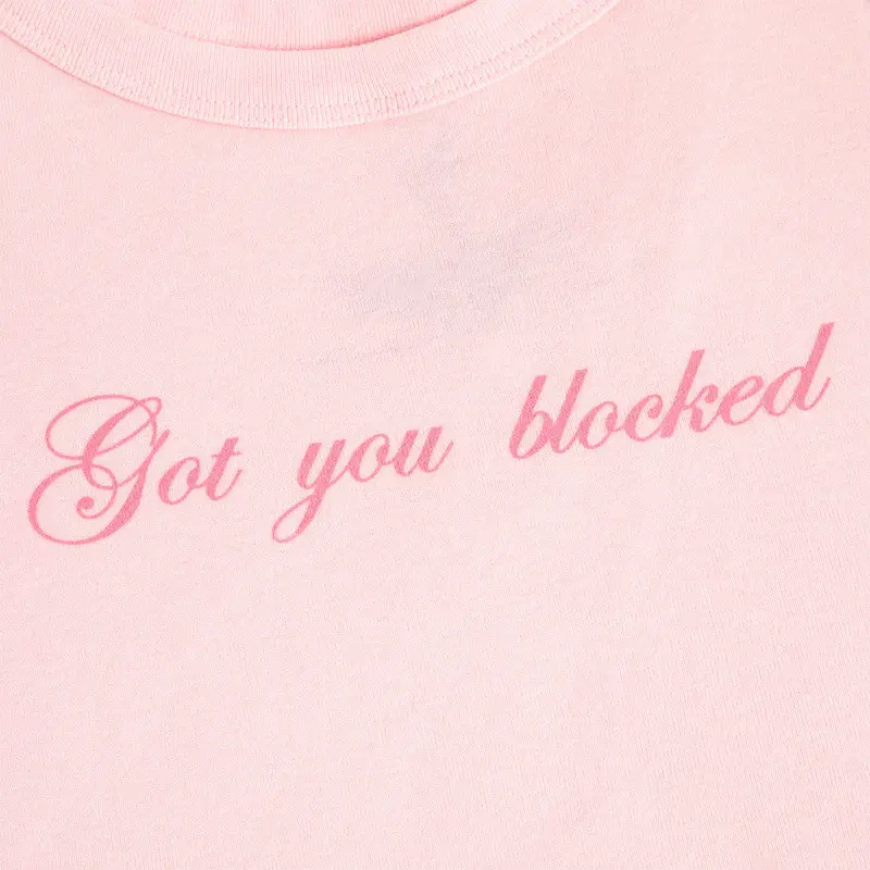 got you blocked crop tank Sabrina Carpenter Merch