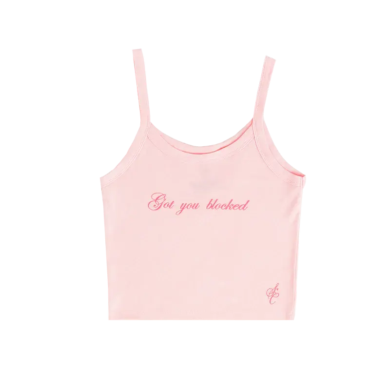 got you blocked crop tank Sabrina Carpenter Merch