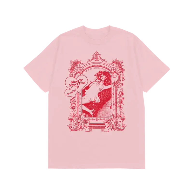 Short n' Sweet Tour Makes You Wanna Fall In Love Tee Sabrina Carpenter Merch