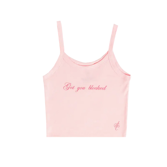 got you blocked crop tank Sabrina Carpenter Merch