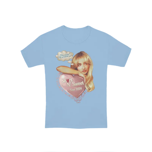 Short n' Sweet Tour Where Are Thou Tee Sabrina Carpenter Merch