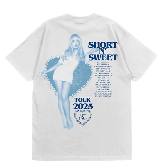 Short n' Sweet EU/UK Tour Is So Nice Tee Sabrina Carpenter Merch