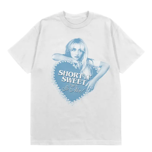 Short n' Sweet Tour Is So Nice Tee Sabrina Carpenter Merch
